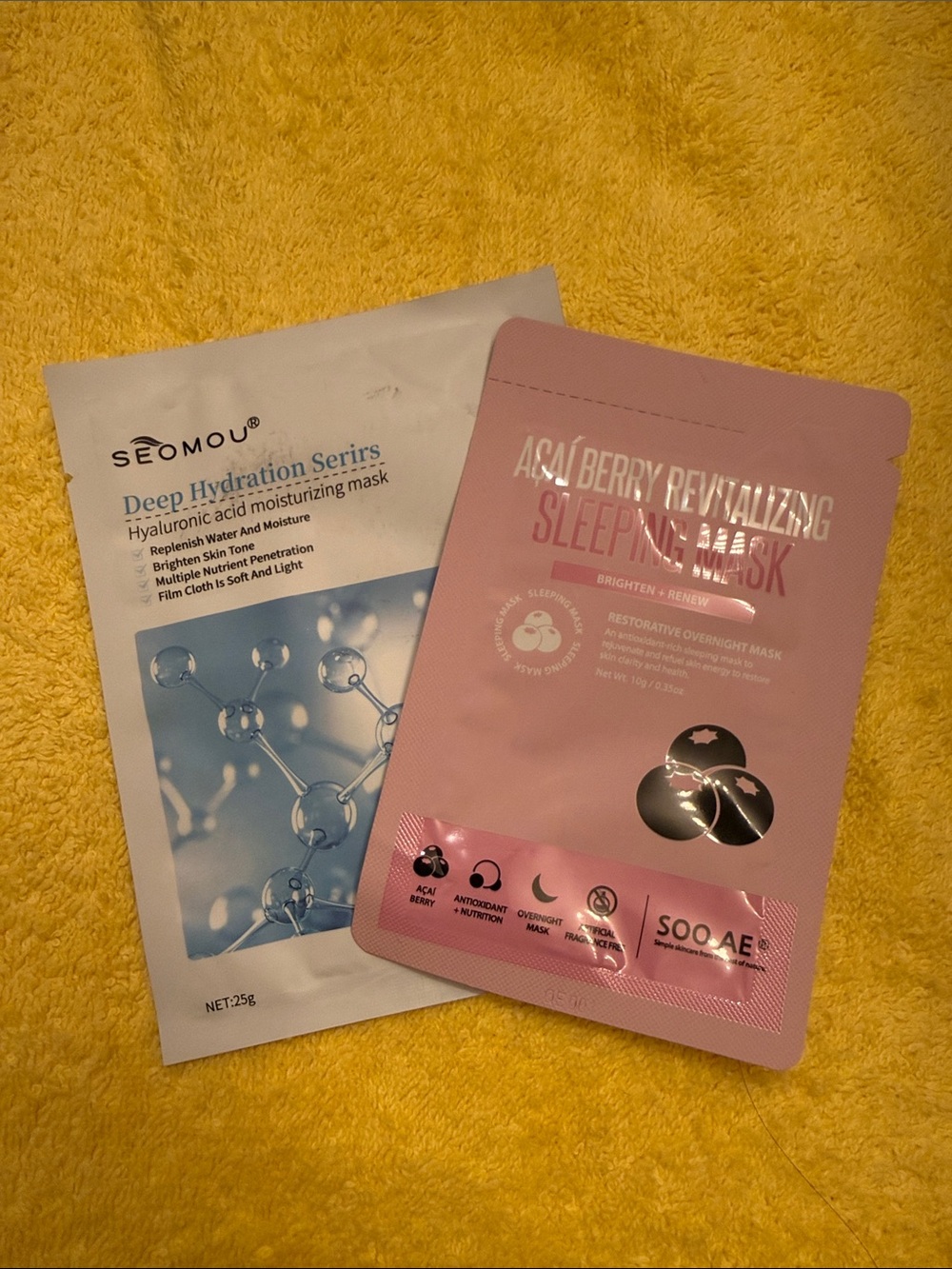 🔥10/$15 Seomou Mask and Soo Ae Sleeping Mask